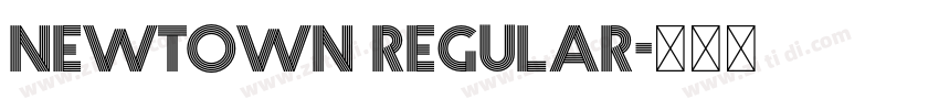 Newtown Regular字体转换